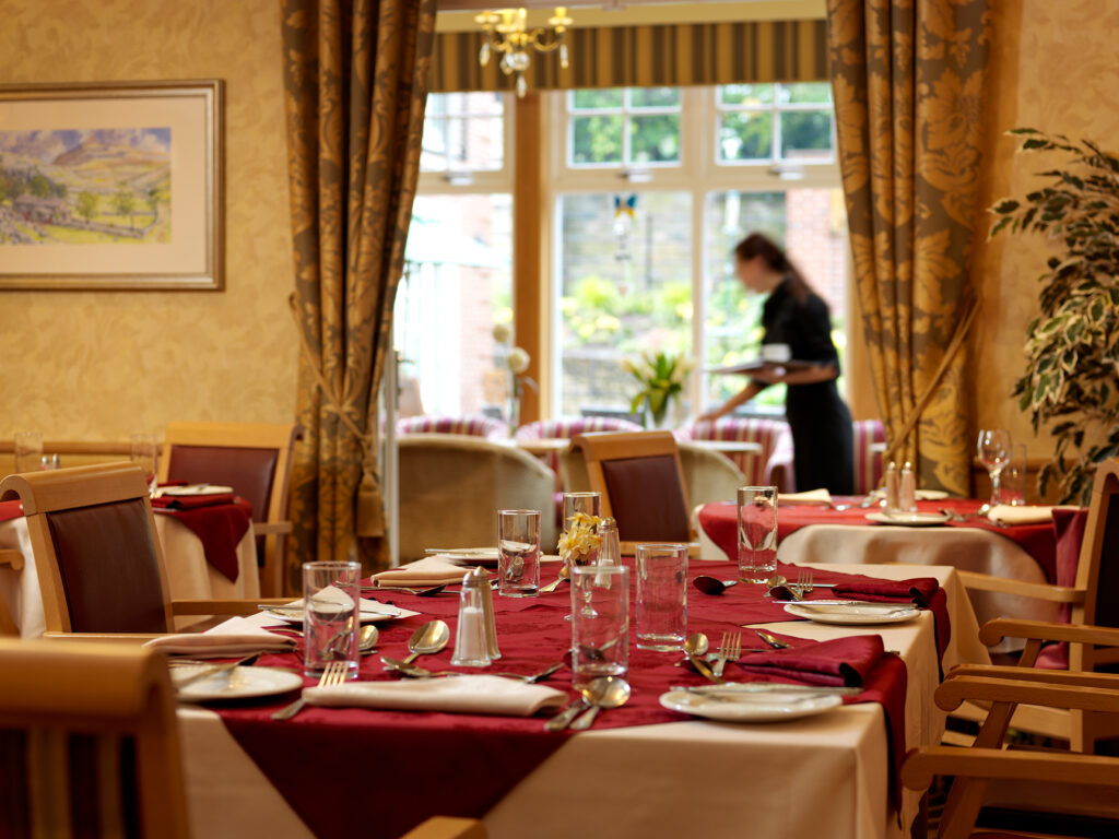 Headingley Hall dining room