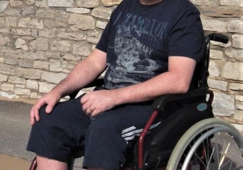 Paul Griffiths who went on an alternative respite holiday with his wife