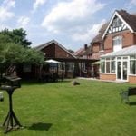 Bramble House Care Home and gardens