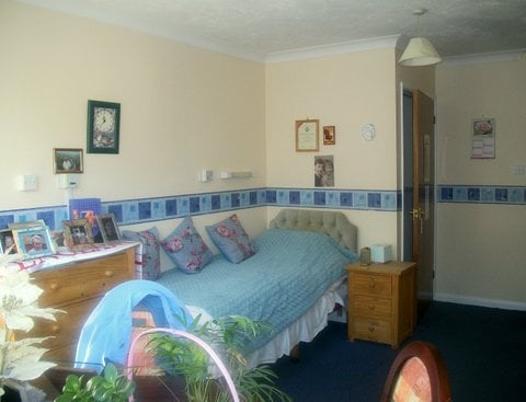 Rosewood care home bedroom