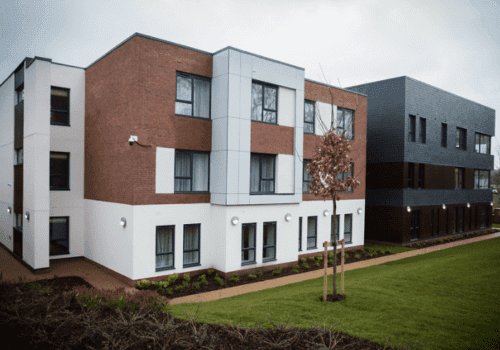 Bupa's Pebble Mill Care Home exterior