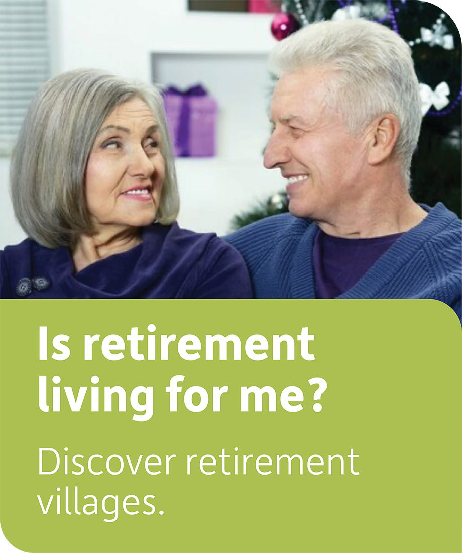 Homepage Sidebar Question – Is retirement living for me?