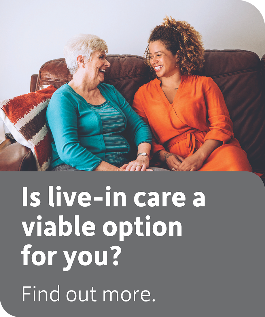 Homepage Sidebar Question – Is live-in care a viable option for you?