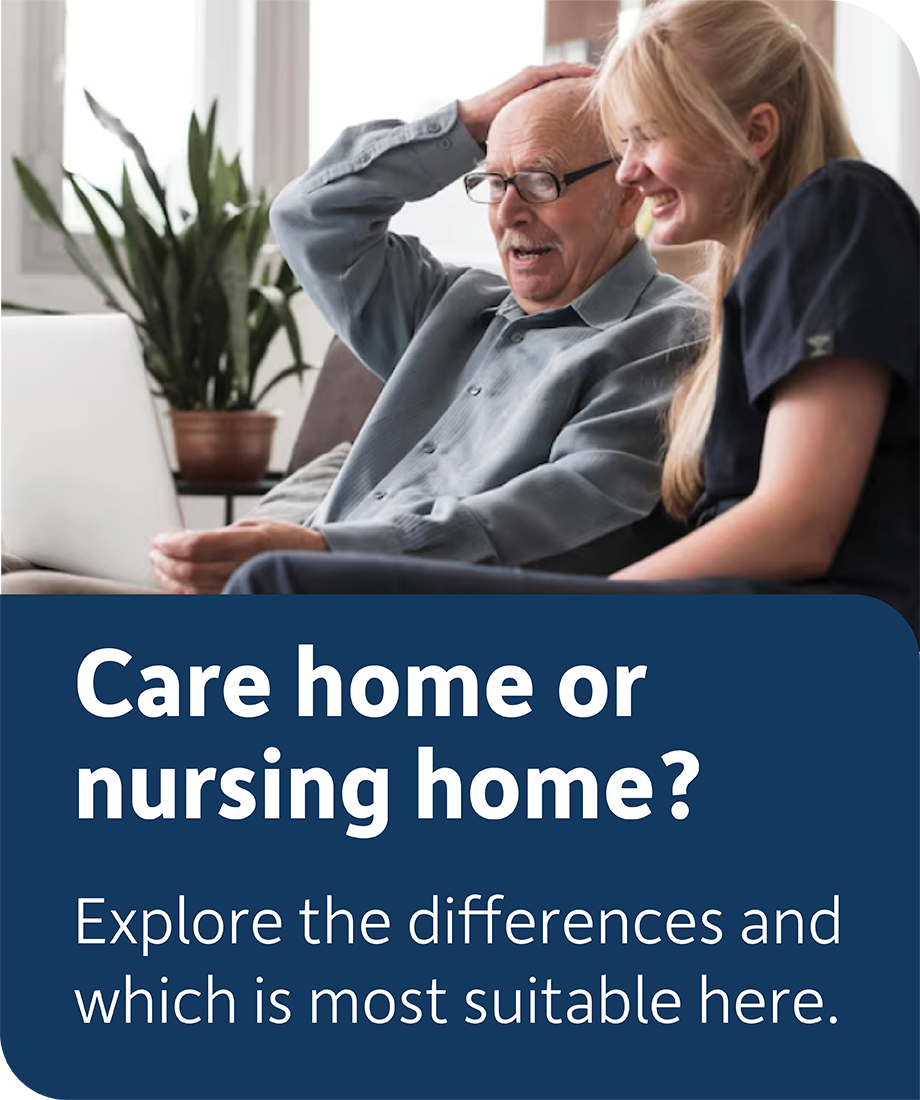 Homepage Sidebar Question – Care home or nursing home?