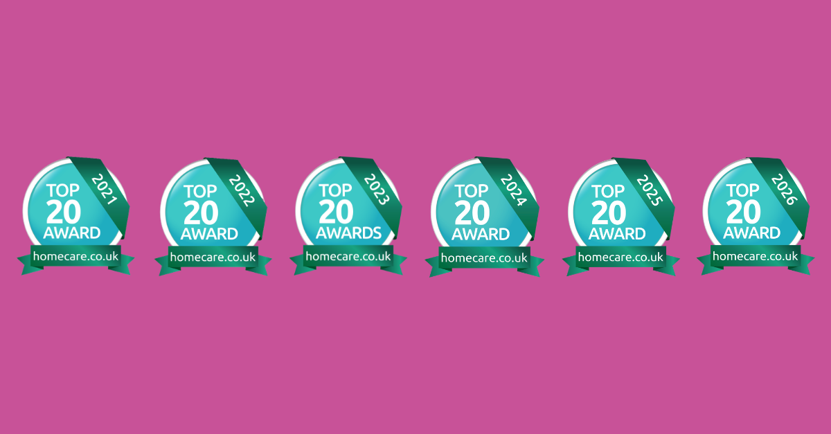 Image of Award: homecare.co.uk Top 20 Home Care Group 2021-2026
